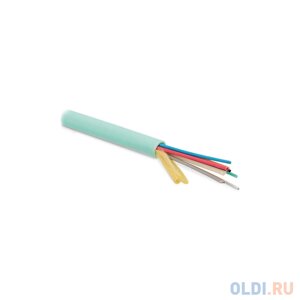 Hyperline FO-MB-IN-503-24-LSZH-AQ Кабель волоконно-оптический 50/125 (OM3) многомодовый, 24 волокна, безгелевые микротрубки 1.06 мм (micro bundle), дл