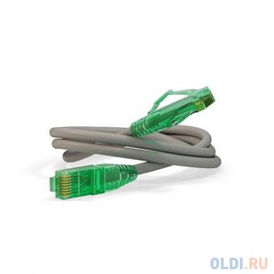 Hyperline PC-LPM-UTP-RJ45-RJ45-C6a-2M-LSZH-GY патч-корд U/UTP, cat. 6a (100% fluke component tested), 10G, LSZH, 2 м, серый