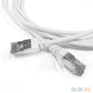 Hyperline PC-LPT-SFTP-RJ45-RJ45-C6-2M-LSZH-WH Патч-корд S/FTP, экранированный, категория 6 (100% Fluke Component Tested), 28AWG, LSZH, 2 м, белый