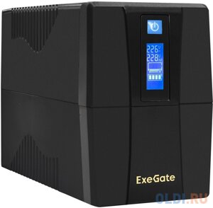 Ибп exegate power smart ULB-850. LCD. AVR. C13. RJ. USB 850VA EP285476RUS