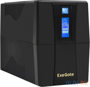 Ибп exegate power smart ULB-850. LCD. AVR. EURO. RJ. USB 850VA