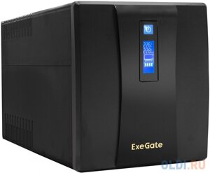 Ибп exegate specialpro smart LLB-1600. LCD. AVR. 4SH. USB 1600VA