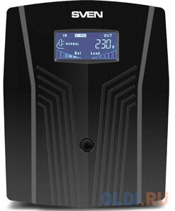 Ибп SVEN pro 1500 1500VA/900W LCD, USB, RJ-45 (3 EURO)