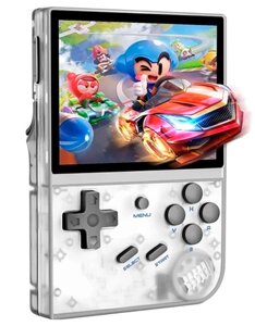 Игровая портативная ретро консоль Anbernic Portable Game Console RG35XX 2024 Transparent White