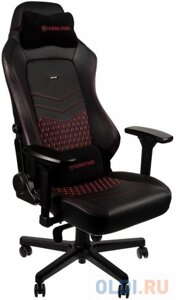 Игровое Кресло Noblechairs HERO Real Leather (NBL-HRO-RL-BRD) black/red