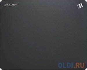 Игровой коврик для мыши Mad Catz G. L. I. D. E. 21 чёрный (430 x 370 x 1.8 мм, силикон, водоотталкивающая ткань)