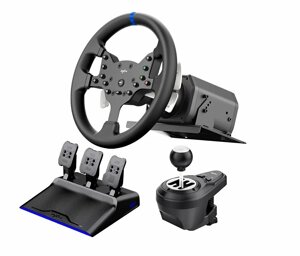 Игровой руль с педалями и коробкой передач PXN V99 Gaming Racing Wheell