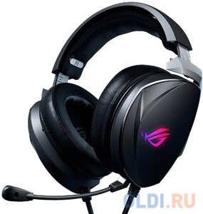 Игровые наушники ASUS ROG Theta 7.1 черные (USB Type-C+A, RGB подсветка, 40 мм, 2x30 мм, 2x30 мм, 2x30 мм, неодимовые магниты, 32 Ом, 20 ~ 20000 Гц, м