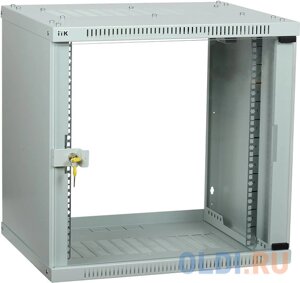 ITK LWE3-06U64-GF шкаф LINEA WE 6U 600x450 мм дверь стекло серый