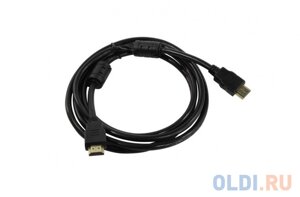 Кабель 5bites APC-200-020F HDMI M / HDMI M V2.0, 4K, высокоскоростной, ethernet+3D, зол. разъемы, ферр. кольца, 2 метра