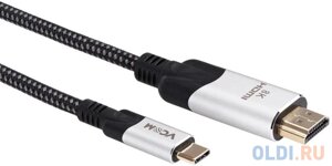 Кабель-адаптер USB 3.1 type-cm HDMI A (m) 8K@30hz, 1.8m , alumi shell, VCOM CU423MCV-1.8M