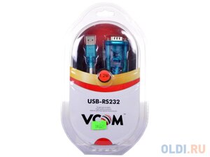 Кабель-адаптер USB AM - COM port 9pin VCOM VUS7050 1.2m (добавляет в систему новый COM порт)