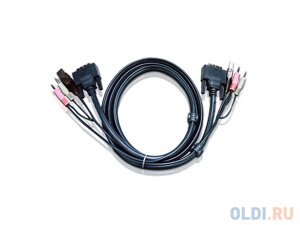 Кабель ATEN 2L-7D02U DVI/USBA/SP. MC-DVI/USB B 1.8м