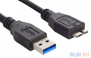 Кабель Buro MK30-AM-1.5 micro USB 3.0 B (m) USB A (m) 1.5м черный