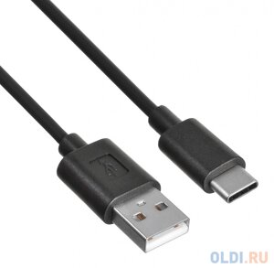 Кабель buro USB-TC-0.8B2a USB (m)-USB type-C (m) 0.8м черный
