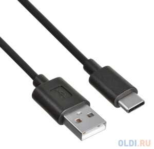 Кабель buro USB-TC-1.2B2a USB (m)-USB type-C (m) 1.2м черный