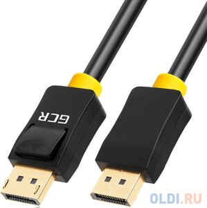 Кабель DisplayPort 1.5м Green Connection GCR-50709 круглый черный