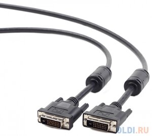 Кабель DVI-DVI 3.0м Dual Link Gembird экранированный ферритовые кольца черный CC-DVI2-BK-10M