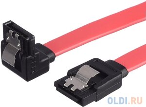 Кабель GoPower SATA (m)-SATA (m) 0.5м силикон ver. 2.0 красный (1/250)