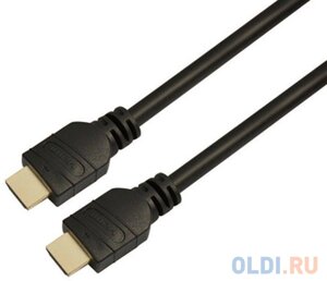 Кабель HDMI 0.5м LAZSO WH-111 круглый черный