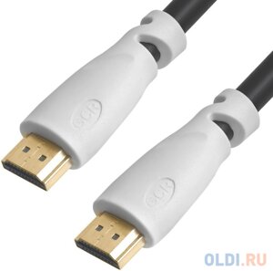 Кабель HDMI 1.5м Green Connection GCR-51764 круглый белый