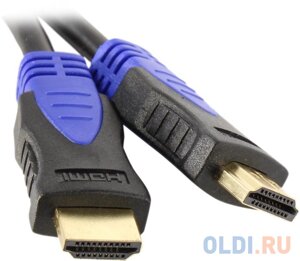 Кабель HDMI 1.8м wize WAVC-HDMI-1.8M круглый черный