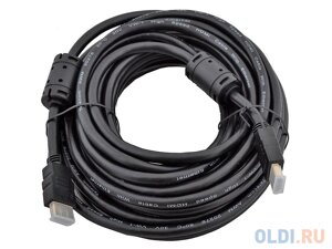 Кабель HDMI 10м VCOM Telecom CG511D-10M круглый черный