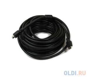 Кабель HDMI 15м telecom TCG200F-15M круглый черный