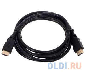 Кабель HDMI 2м VCOM Telecom TCG200B-2M круглый черный