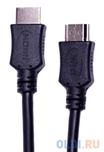 Кабель HDMI 3м Wize C-HM-HM-3M круглый черный