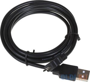 Кабель microUSB 1.5м VCOM Telecom круглый черный