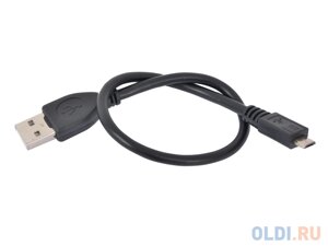 Кабель microUSB до 0.5м Gembird круглый CCP-mUSB2-AMBM-0.3M