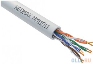 Кабель neomax [NM11011] U/UTP cat. 5e 4 пары (305 м) 0.48 мм (24 AWG) медь LSZH, серый