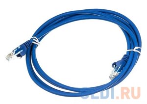 Кабель Патч-корд Lanmaster FTP LAN-PC45/S6A-2.0-BL вилка RJ-45-вилка RJ-45 кат. 6А 2м синий LSZH (уп. 1шт)