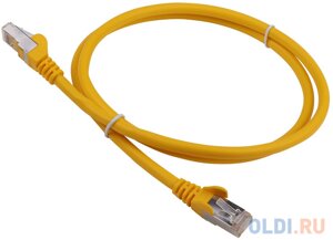 Кабель Патч-корд Lanmaster FTP LAN-PC45/S6A-2.0-YL вилка RJ-45-вилка RJ-45 кат. 6А 2м желтый LSZH (уп. 1шт)