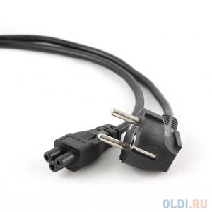 Кабель питания для ноутбуков Cablexpert PC-186-ML12-1M 1м, Schuko- C5, 10А, пакет (272078)100}