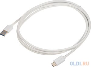 Кабель Type-C 1.8м Бюрократ BHP USB-TPC-1.8W круглый белый