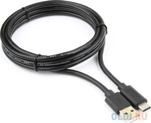 Кабель Type-C 1.8м Cablexpert CCP-USB2-AMCM-6 круглый черный