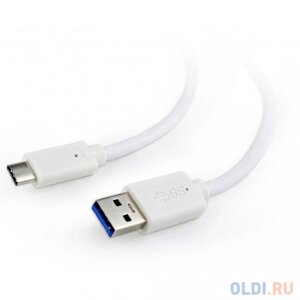 Кабель type-C USB 3.0 1м bion BNCCP-USB3-AMCM-1M-W круглый белый