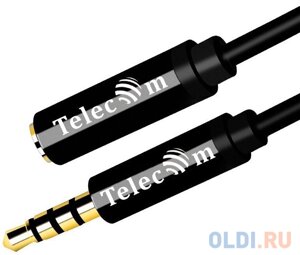 Кабель удлинит 3.5 Jack (M) - 3.5 Jack (F), 1м Telecom PRO TAV7179M-1M