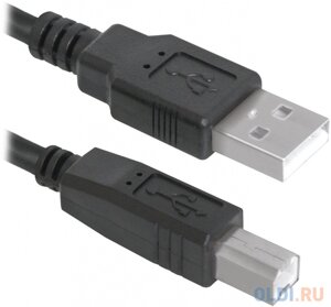 Кабель USB 2.0 AM-BM 1.8м defender USB04-06p. bag 83763