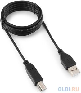 Кабель USB 2.0 AM-BM 1.8м гарнизон GCC-USB2-AMBM-1.8M