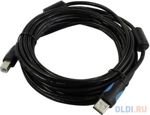 Кабель Vention USB 2.0 AM/BM - 5м. Черный