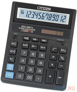 ! Калькулятор бухгалтерский Citizen SDC-888TII 12-разрядный