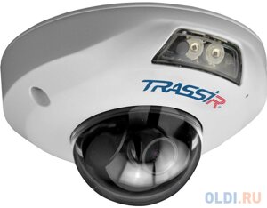 Камера IP trassir TR-D4121IR1 CMOS 1/2.7 2.8 мм 1920 x 1080 H. 264 MJPEG RJ-45 LAN poe белый