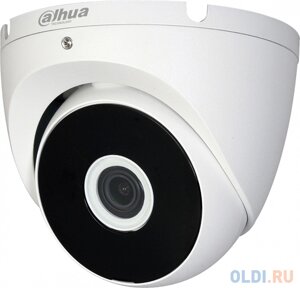 Камера видеонаблюдения аналоговая Dahua DH-HAC-T2A21P-0280B 2.8-2.8мм HD-CVI HD-TVI цв. корп. белый