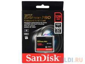 Карта памяти Compact Flash 128Gb SanDisk Extreme Pro 160MB/s (SDCFXPS-128G-X46)