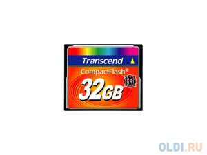 Карта памяти Compact Flash 32GB Transcend Premium, 1066x (TS32GCF1000)