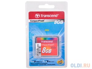 Карта памяти Compact Flash 8Gb Transcend 133x