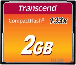 Карта памяти Compact Flash Card 2GB Transcend 133x TS2GCF133